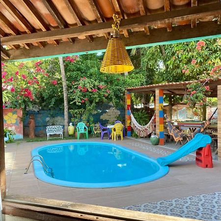 Pousada Casa Colorida Hotel ปอร์โต จิ กาลินญาส ภายนอก รูปภาพ