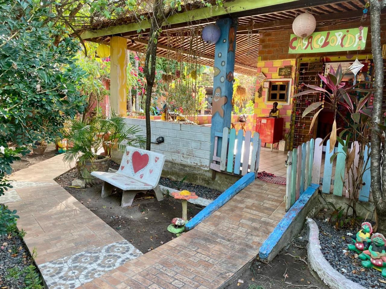 Pousada Casa Colorida Hotel ปอร์โต จิ กาลินญาส ภายนอก รูปภาพ