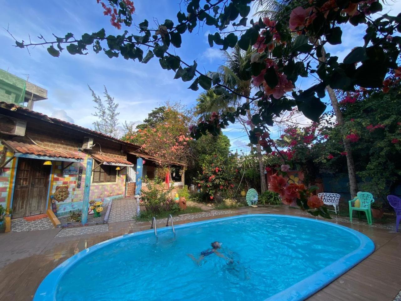 Pousada Casa Colorida Hotel ปอร์โต จิ กาลินญาส ภายนอก รูปภาพ